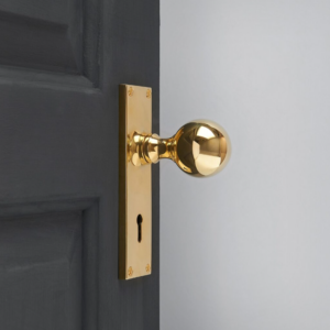 why is brass used for door locks